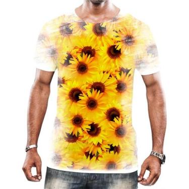 Imagem de Camiseta Camisa Flor Do Sol Girassol Natureza Amarela Hd 13 - Enjoy Sh