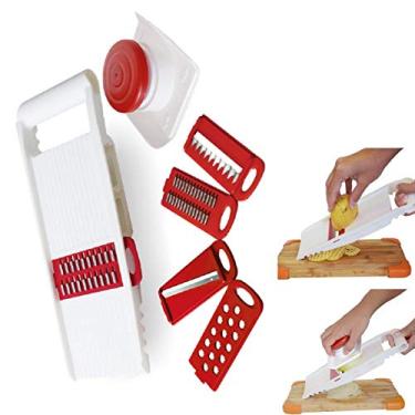 Imagem de Fatiador De Frios Legumes Queijo Manual 5 Em 1 Picador