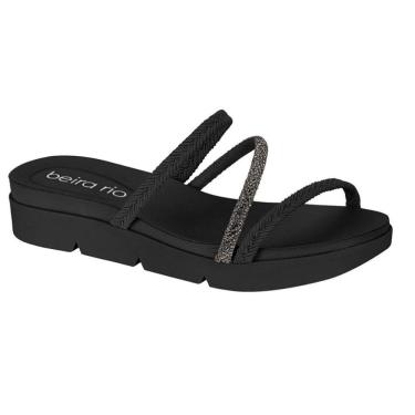 Imagem de Tamanco Feminino Beira Rio Strass Flat