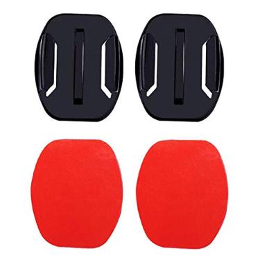 Imagem de Shoot, Kit com 2 Bases de Fixação Adesiva Plana para GoPro e SJCAM