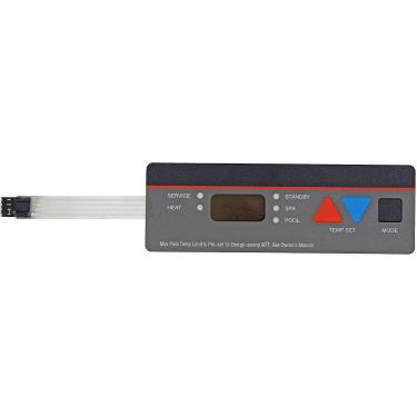 Imagem de Painel de controle de aquecedor de piscina, interruptor de membrana compatível com Hayward FDXLBKP1930 D13030 todos os aquecedores de piscina da série H, serve nos modelos H100ID1 H150FDN H200FDN