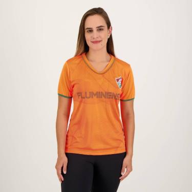 Imagem de Camisa Fluminense Portals Feminina Laranja-Feminino
