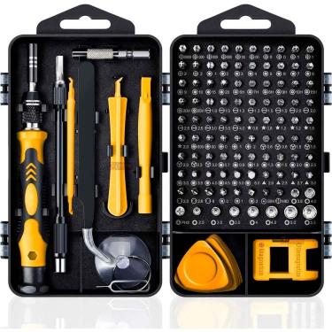 Imagem de Kit Maleta Chave de precisão 115 Peças para Reparo e Manutenção de electrónicos - Celular, Notebook, PC Conserto de TI