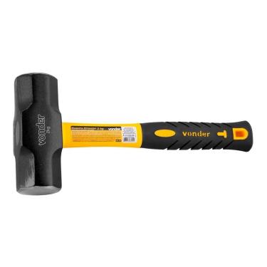 Imagem de Marreta Oitavada com Cabo de Fibra 2 kg - Vonder 35.89.004.200