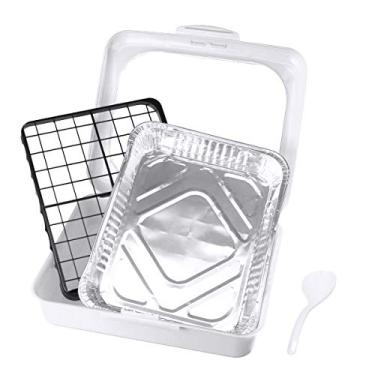 Imagem de Conjunto de utensílios de mesa para uso ao ar livre, caixa de piquenique e viagem, ferramentas para churrasco