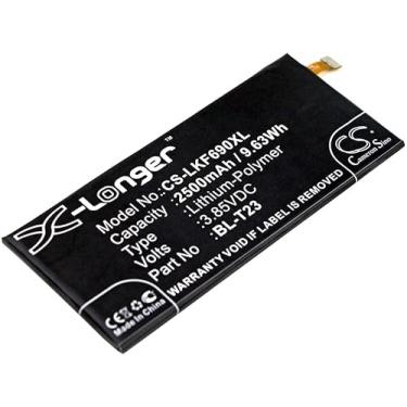 Imagem de BUSFUIVA Bateria de substituição BL-T23, EAC63278801 para F690L, F690S, K500, K500H, K580, K580AR, K580F, K580H, K580Y, X Cam, X Cam 4G 3,85V/2500mAh