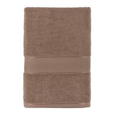 Imagem de Toalha de Banho Duomo Fio Penteado 520g/m Teka Gigante (Marrom)