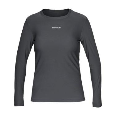 Imagem de Camiseta Active Fresh Ml - Feminino Curtlo GG Cinza