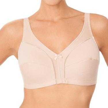Imagem de Fruit of the Loom Sutiã feminino de algodão sem aro com costura macia, Arena, 42C
