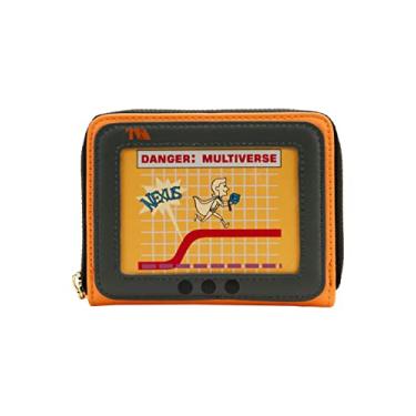 Imagem de Loungefly Carteira Marvel Loki TVA Miss Minutes Ziparound, Laranja, std, Dobrável