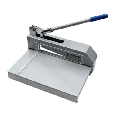 Imagem de Cortador de chapa metálica de guilhotina, ferramenta de corte de placa de metal resistente, máquina de corte manual de metal para placa PCB de chapa de cobre de aço alumínio 31,5 cm largura de corte