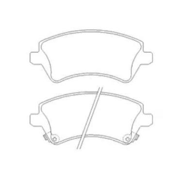 Imagem de Pastilha De Freio Corolla 1.8 Dianteira Com Alarme Sistema Trw 1386 Sy
