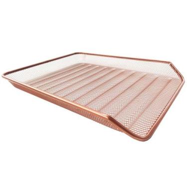 Imagem de Bandeja Organizadora Multiuso De Mesa De Escritório Rose Gold - Markys