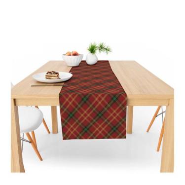 Imagem de Caminho De Mesa Decorativo Natalino 150x40cm 100% Poliéster - PRESENTE