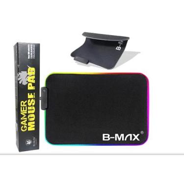 Imagem de Mouse Pad Gamer Iluminado led Rgb superficie speed para jogos - Bmax