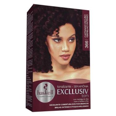 Imagem de Tonalizante Haskell - 366 Castanho Escuro Vermelho Intenso