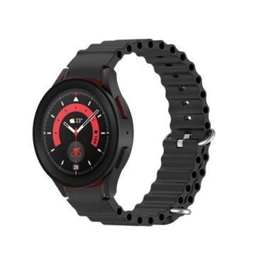 Imagem de Pulseira ondulada para smartwatch Galaxy Watch 5 pro 45mm - TECH KIING