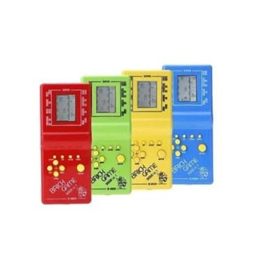 Imagem de Mini Game Retrô Portátil Brick Game, 9999 Jogos Clássicos, Tela Colorida