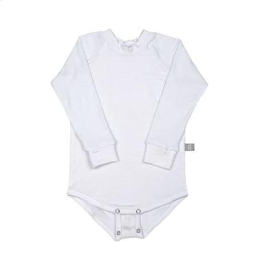 Imagem de Body Manga Longa Modal Extensível Branco Concuca, GG