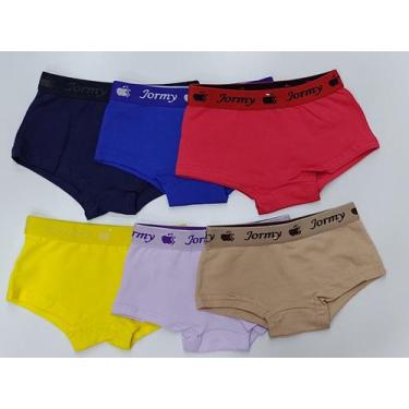 Imagem de Calcinha Boxer Shortinho Cuequinha Infantil Feminina Linda e Confortáv