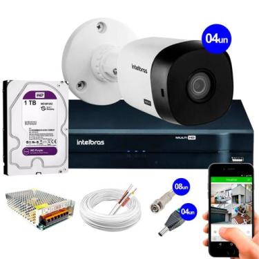 Imagem de Kit Intelbras 8 Câmeras HD 720p VHL 1120 B + DVR 1108 Intelbras com HD