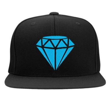 Imagem de Boné Bordado - Diamante Pedra Ouro King Rap Hiphop Thug Rico - HIPERCA