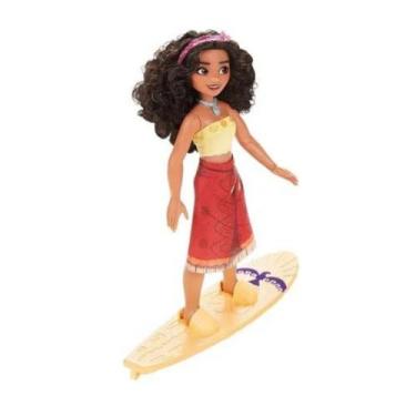 Imagem de Boneca Moana Surfista Com Prancha 27cm Princesas Disney F339 - Hasbro