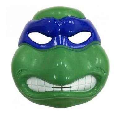 Imagem de Máscara em plástico rígido tartaruga ninja - 1 unidade - msw