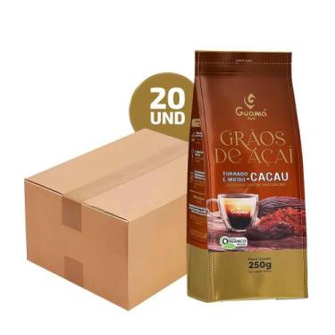 Imagem de Caixa com 20 unidades de 100% Grãos de Açaí + Cacau - Guamá Café