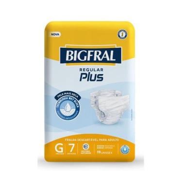 Imagem de Fralda Descartável Geriátrica Bigfral Plus G C7