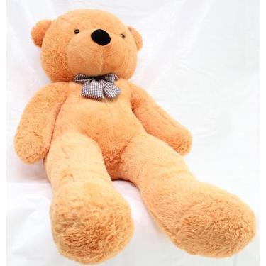 Imagem de Urso Pelúcia Bicho Gigante Bege Caramelo 1,4 mts 140cm - Casa Dos Urso