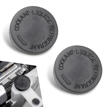 Imagem de dawfall 2 peças de tampa de reservatório de água de resfriamento de motor de carro, tampa de chaleira selada à prova de poeira de 3,8 cm x 1,1 cm, substituição original OEM # 21712-79900, compatível