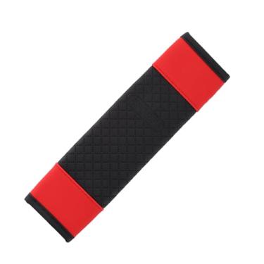 Imagem de Hihaha Capas de cinto de segurança padrão xadrez/mochila almofada de ombro multifuncional capa de cinto de segurança para caminhão carro SUV/conforto respirável couro sintético 6,5 x 23 cm / 1 peça