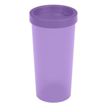 Imagem de Copo Com Tampa Nutri 500ml Lilás Coza