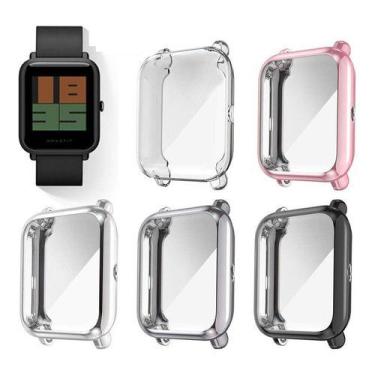 Imagem de Case Bumper Nsmart para proteção compatível com Amazfit Bip S, Escolhe