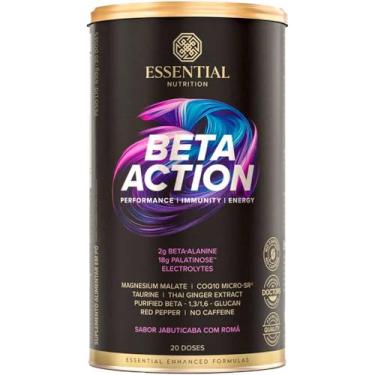 Imagem de Beta Action Essential Nutrition - Jabuticaba com Romã - 630g - Pre Treino sem cafeína