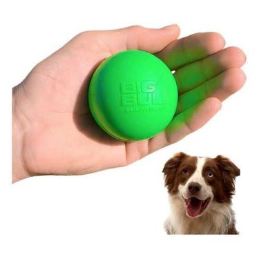 Imagem de Brinquedo Cachorro Bolinha Maciça Atóxica Resistente Anti Stress Bola 
