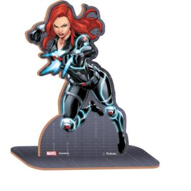 Imagem de Personagem MDF P Viuva Negra Avengers - 1 Unidade - Festcolor - Rizzo