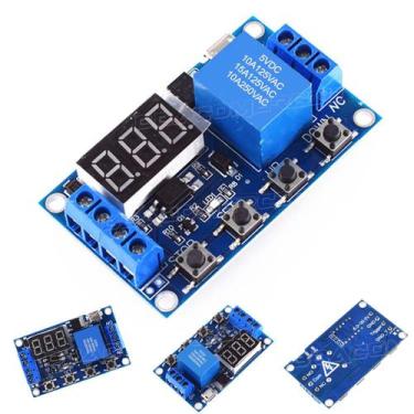 Imagem de Modulo Relé Temporizador Digital Ajustável Timer 1 Canal 5V - BBACOMER