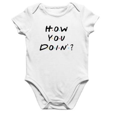 Imagem de Body Bebê Algodão How You Doin - Foca na Moda, Branco, G