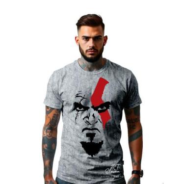Imagem de Camiseta Personalizada Estampada Gamer God Of War Unissex Malha 100% A