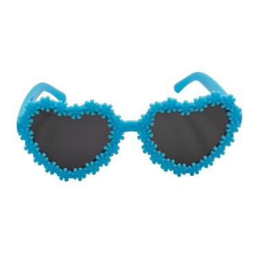Imagem de Óculos De Sol Infantil De Coração flor Fofinho Moda Blogueirinha - HHW