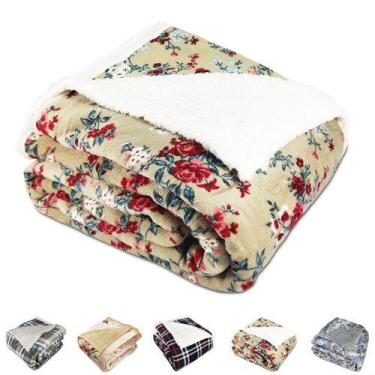 Imagem de Cobertor Casal Dupla Face Estampado Áustria - CORTTEX