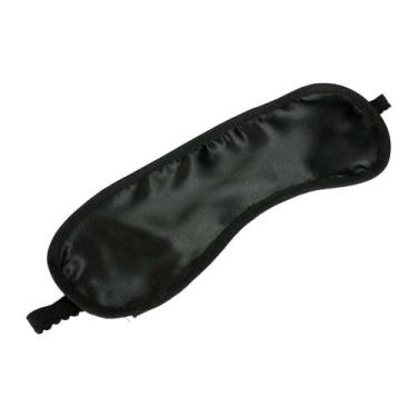 Imagem de Mascara Tapa Olho Dormir Descanso Olhos Preto Anti Claridade - Santa C