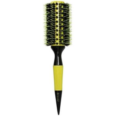 Imagem de Escova de Cabelo Madeira Premium Color Cerâmica 33mm - Belliz
