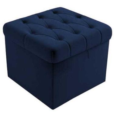 Imagem de Puf Baú Capitonê 51 cm - CASA RENOVO