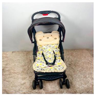 Imagem de Capa para Carrinho de Bebê com Almofadinha 02 Peças Diversas Cores - M