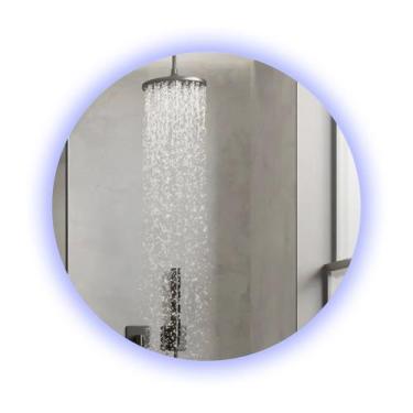 Imagem de Espelho Redondo Led Sem Moldura 40 Cm - VSA, BRANCO FRIO FONTE