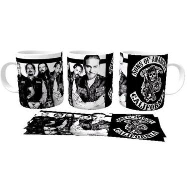 Imagem de Caneca polimero plástico copo  Sons of Anarchy  - Empório Dutra
