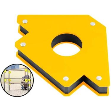 Imagem de Esquadro Magnético Reforçado Para Soldador Carpinteiro Multiuso Profis